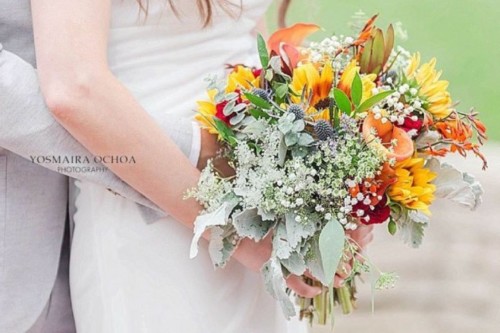 Aryn rustic collection bride bouquet