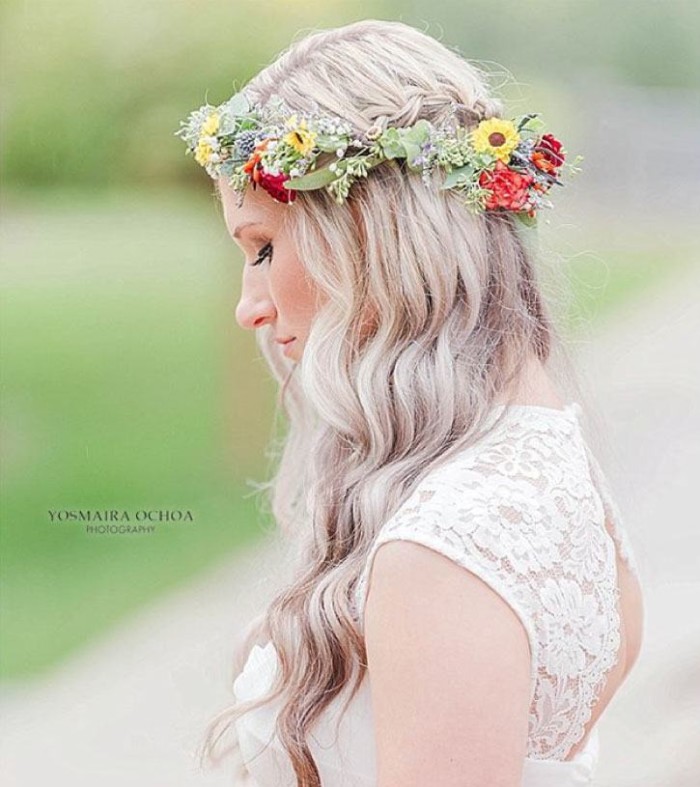 Aryn rustic collection flower crown