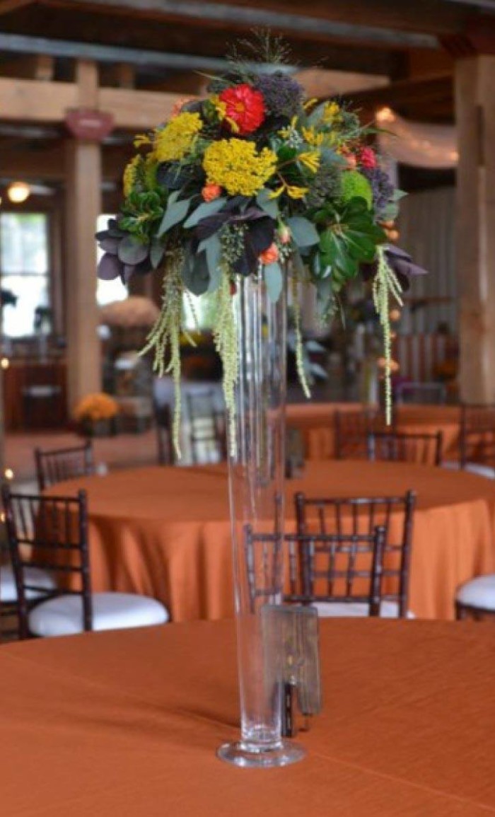 Brianna fall collection tall cylinder centerpiece
