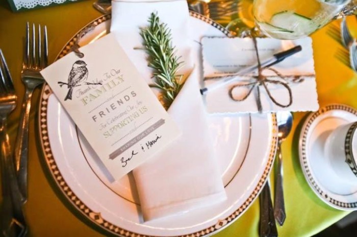 Zach rustic collection place setting